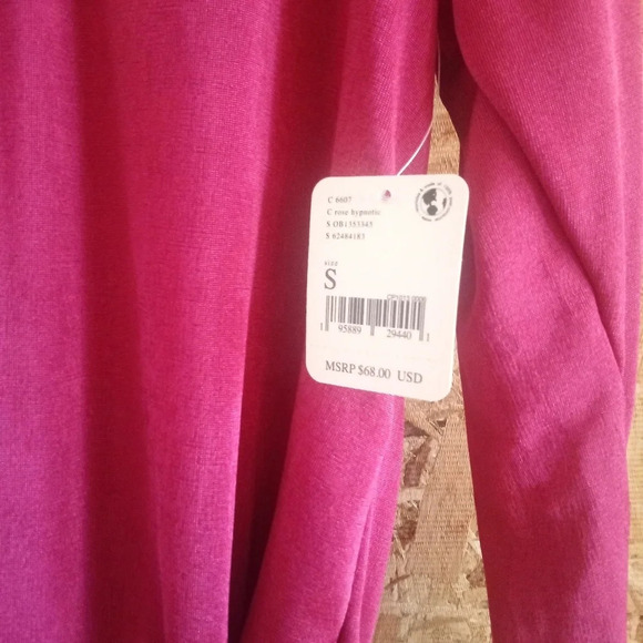 Free People Women's Kaya Keyhole Long Sleeve Bodysuit Rose Hypnotic Sz Small NWT - Picture 8 of 12